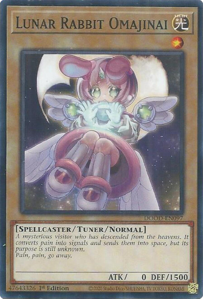 Lunar Rabbit Omajinai [DOOD-EN097] Common Yu-Gi-Oh!