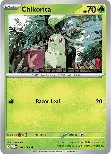 Chikorita (008/132) [Mega Evolution: Base Set] Pokémon