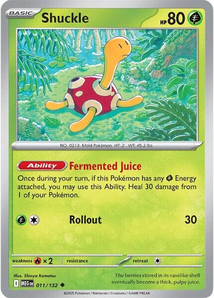 Shuckle (011/132) [Mega Evolution: Base Set] Pokémon