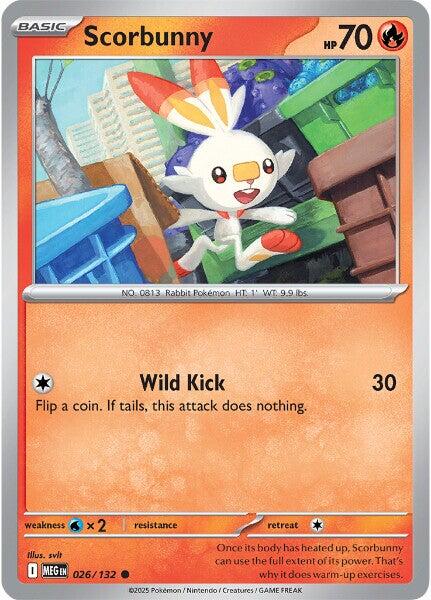 Scorbunny (026/132) [Mega Evolution: Base Set] Pokémon
