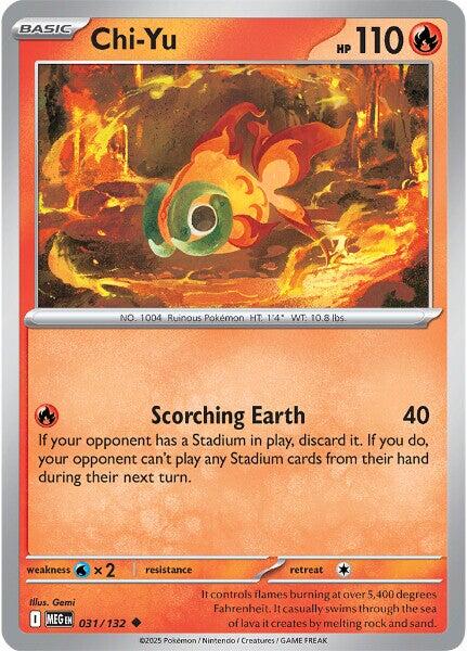 Chi-Yu (031/132) [Mega Evolution: Base Set] Pokémon