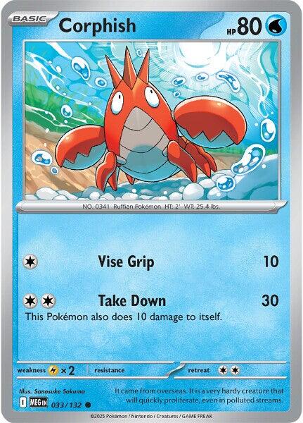 Corphish (033/132) [Mega Evolution: Base Set] Pokémon