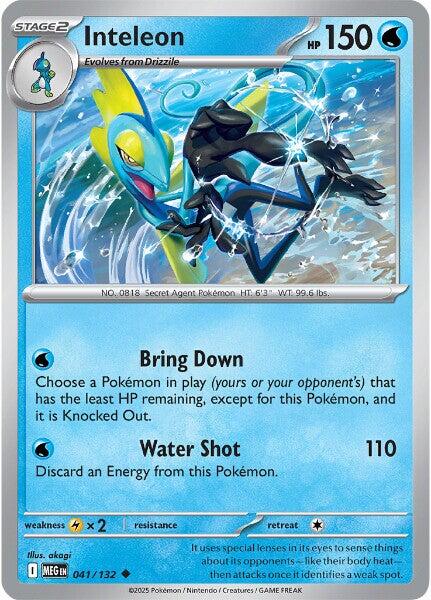 Inteleon (041/132) [Mega Evolution: Base Set] Pokémon