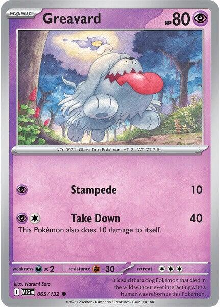 Greavard (065/132) [Mega Evolution: Base Set] Pokémon