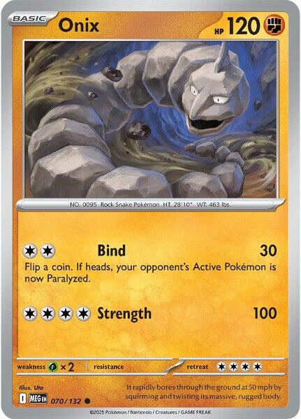 Onix (070/132) [Mega Evolution: Base Set] Pokémon