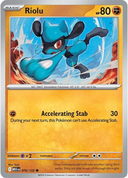 Riolu (076/132) [Mega Evolution: Base Set] Pokémon