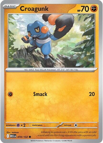 Croagunk (078/132) [Mega Evolution: Base Set] Pokémon