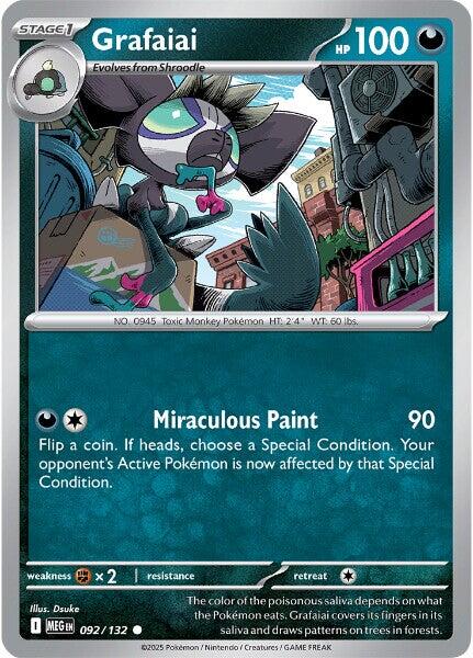 Grafaiai (092/132) [Mega Evolution: Base Set] Pokémon