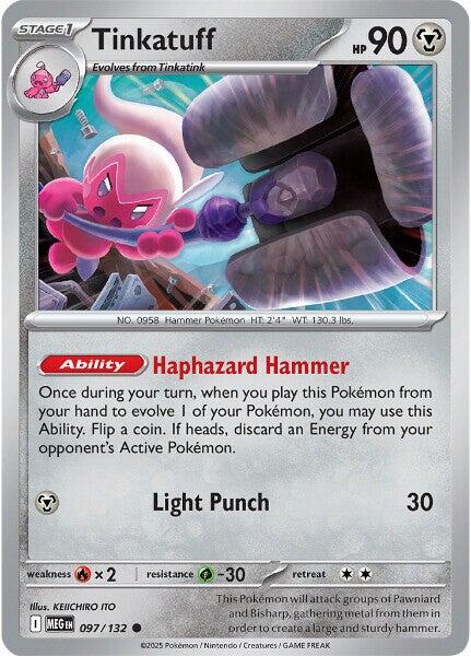 Tinkatuff (097/132) [Mega Evolution: Base Set] Pokémon