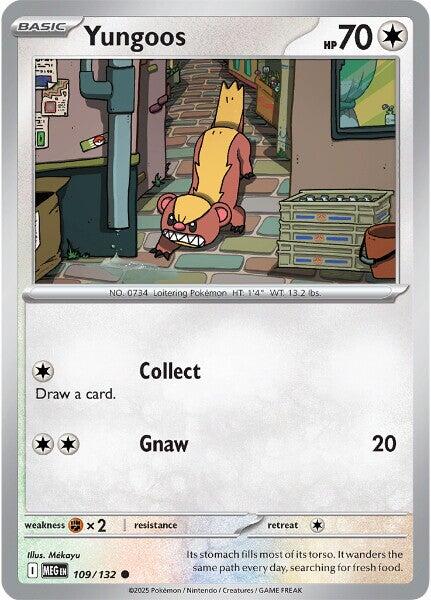 Yungoos (109/132) [Mega Evolution: Base Set] Pokémon