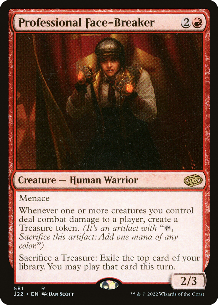 Professional Face-Breaker [Jumpstart 2022] Magic: The Gathering