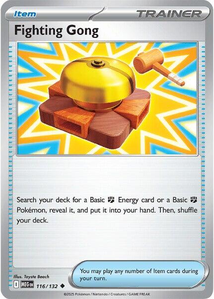 Fighting Gong (116/132) [Mega Evolution: Base Set] Pokémon