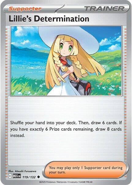 Lillie's Determination (119/132) [Mega Evolution: Base Set] - Pokemon Cards For Your TCG Needs! Pokémon