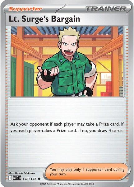 Lt. Surge's Bargain (120/132) [Mega Evolution: Base Set] Pokémon