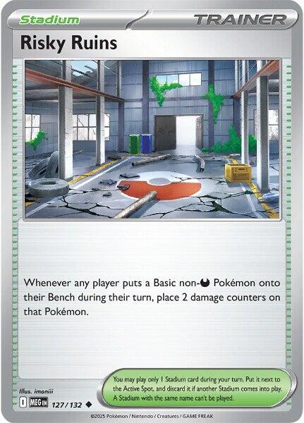Risky Ruins (127/132) [Mega Evolution: Base Set] - Pokemon Cards For Your TCG Needs!