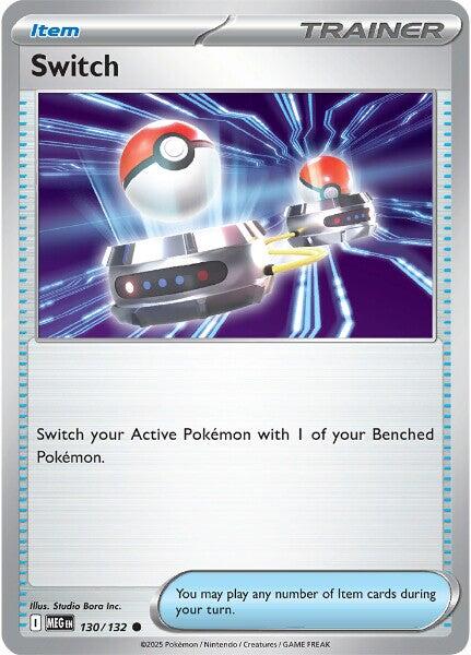 Switch (130/132) [Mega Evolutions: Base Set] - Pokemon Cards For Your TCG Needs!