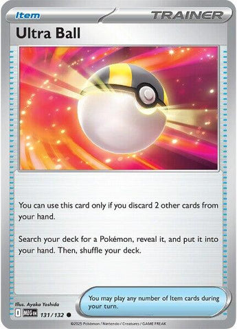 Ultra Ball (131/132) [Mega Evolution: Base Set] - Pokemon Cards For Your TCG Needs!