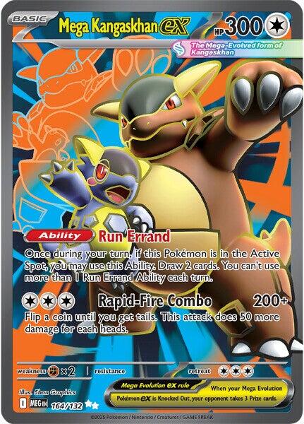 Mega Kangaskhan ex (164/132) [Mega Evolution: Base Set] Pokémon