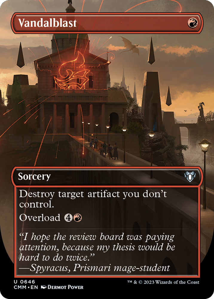 Vandalblast (Borderless Alternate Art) [Commander Masters] Magic: The Gathering