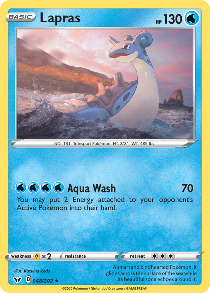 Lapras (048/202) [Sword & Shield: Base Set] Pokémon