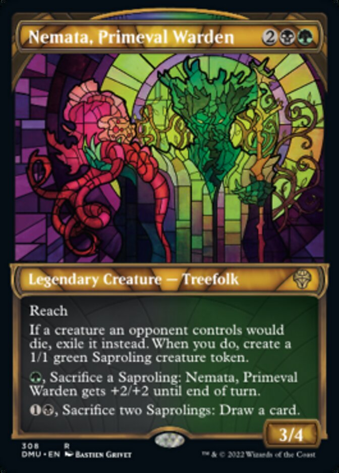 Nemata, Primeval Warden (Showcase) [Dominaria United] Magic: The Gathering