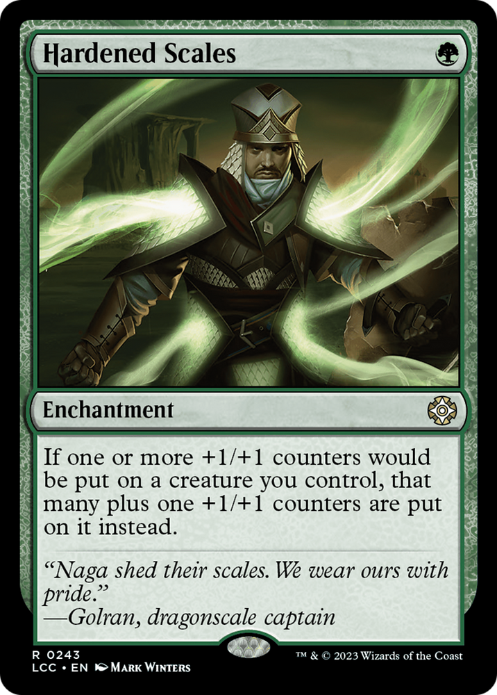 Hardened Scales [The Lost Caverns of Ixalan Commander] Magic: The Gathering