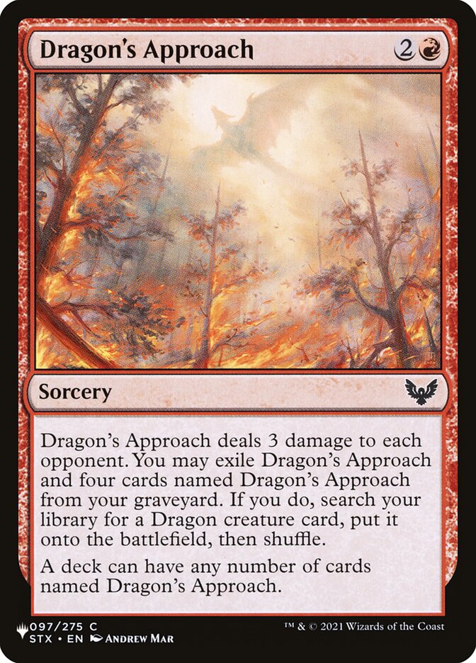Dragon's Approach [The List] Magic: The Gathering