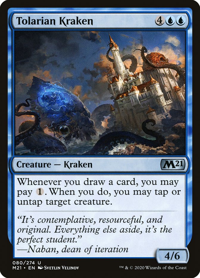 Tolarian Kraken [Core Set 2021] Magic: The Gathering