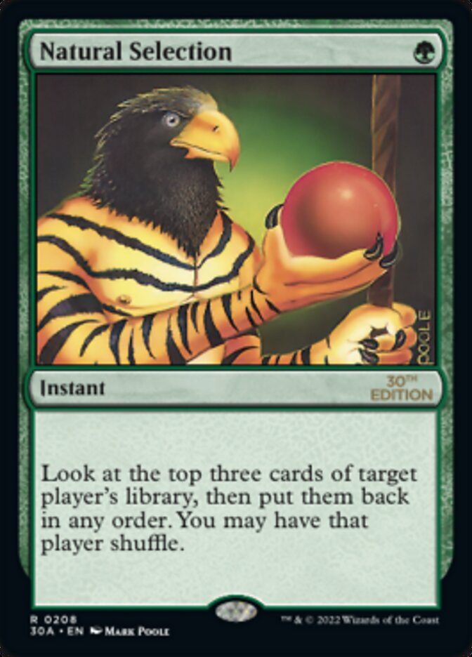 Natural Selection [30th Anniversary Edition] Magic: The Gathering