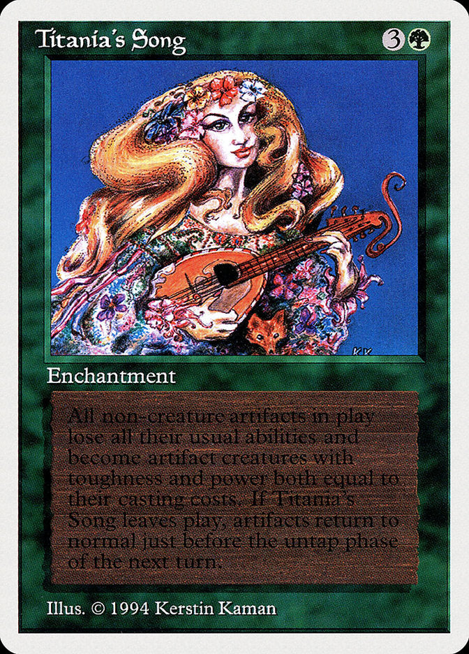 Titania's Song [Summer Magic / Edgar] Magic: The Gathering