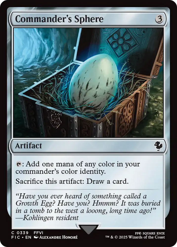 Commander's Sphere [FINAL FANTASY Commander] Magic: The Gathering