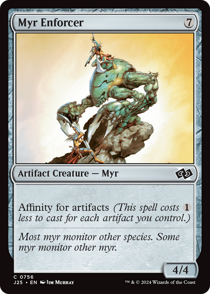 Myr Enforcer [Foundations Jumpstart] Magic: The Gathering