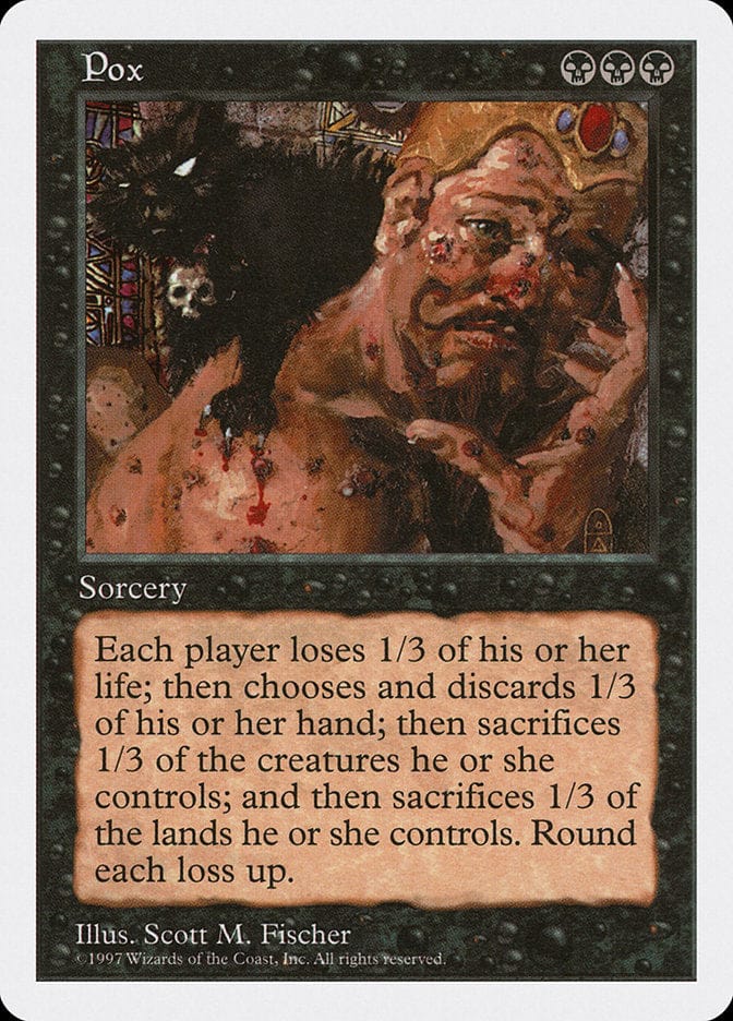 Pox [Fifth Edition] Magic: The Gathering