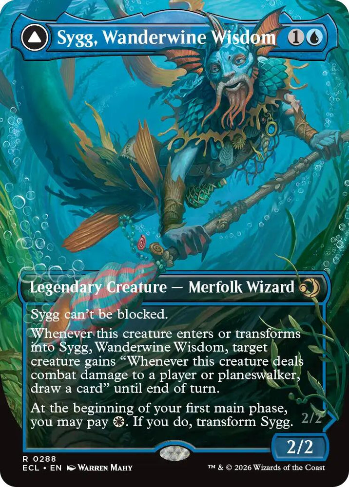 Sygg, Wanderwine Wisdom (Borderless) [Lorwyn Eclipsed] Magic: The Gathering
