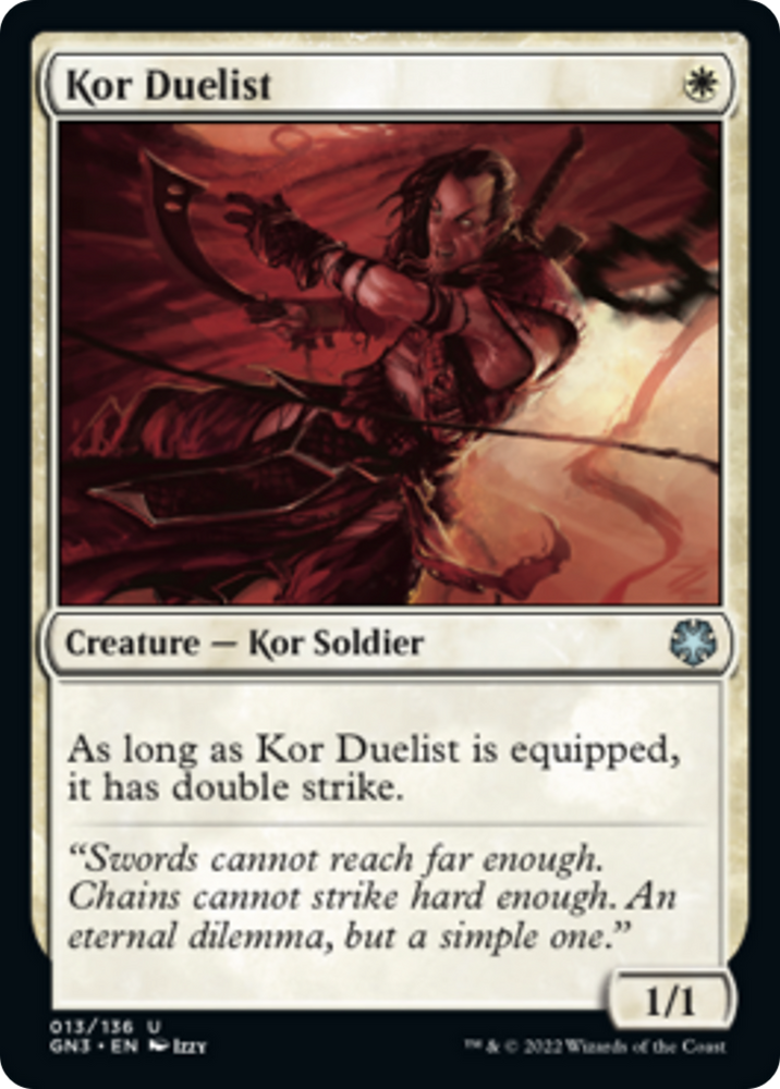Kor Duelist [Game Night: Free-for-All] Magic: The Gathering