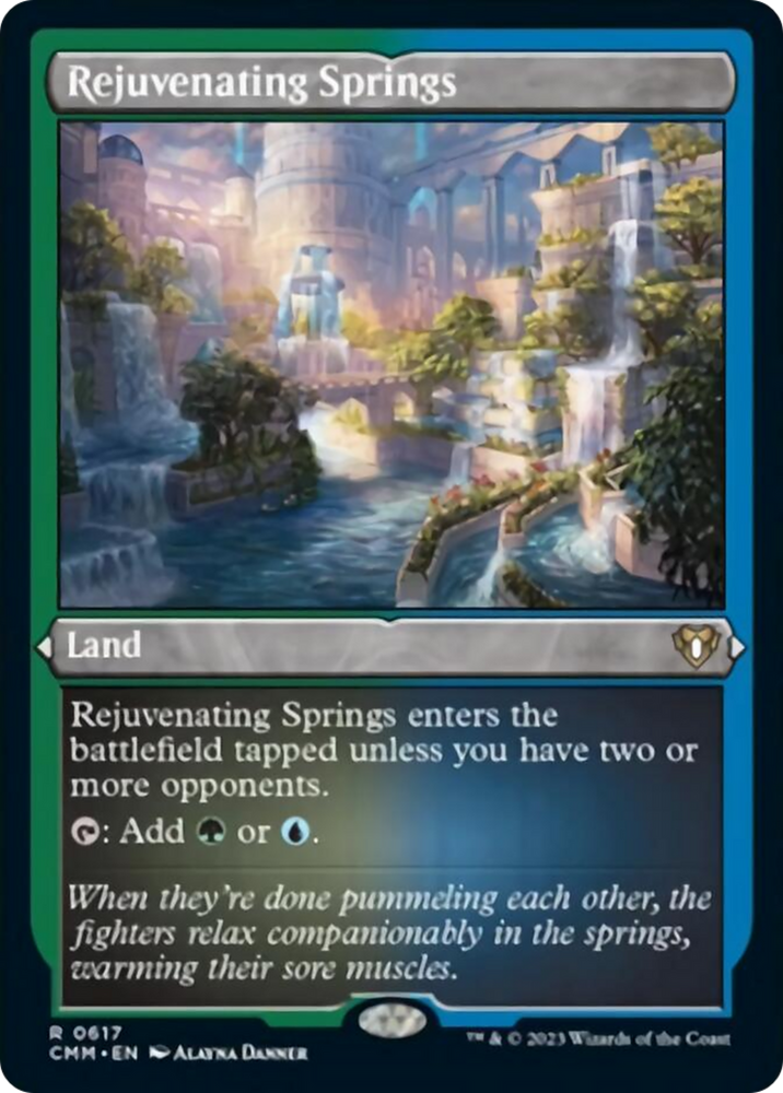 Rejuvenating Springs (Foil Etched) [Commander Masters] Magic: The Gathering