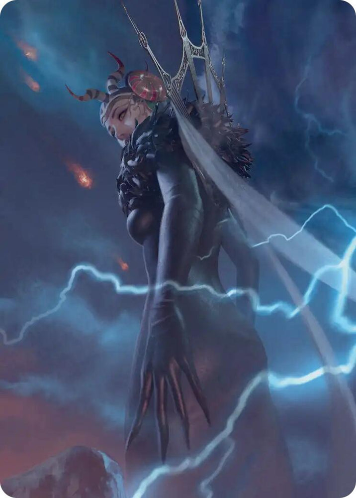 Edea, Possessed Sorceress Scene Art Card [FINAL FANTASY Art Series] Magic: The Gathering