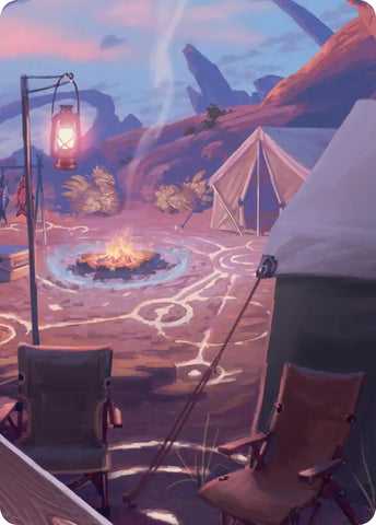 Chocobo Camp Scene Art Card [FINAL FANTASY Art Series] Magic: The Gathering