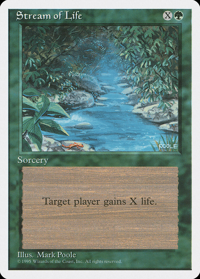 Stream of Life [Fourth Edition] Magic: The Gathering