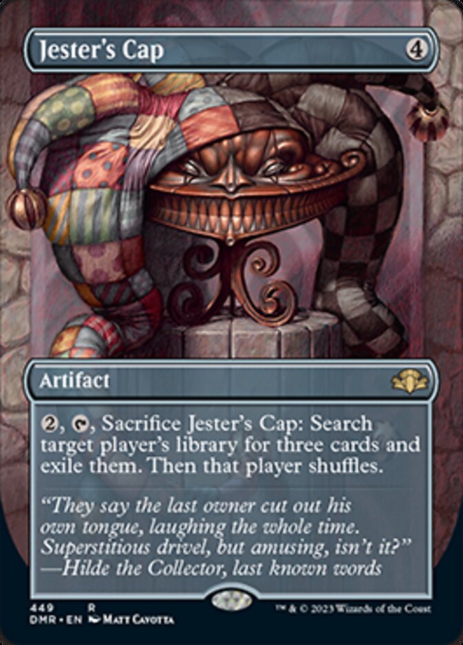 Jester's Cap (Borderless Alternate Art) [Dominaria Remastered] Magic: The Gathering