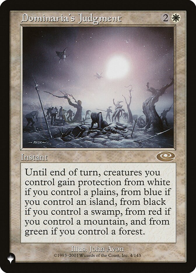 Dominaria's Judgment [The List] Magic: The Gathering
