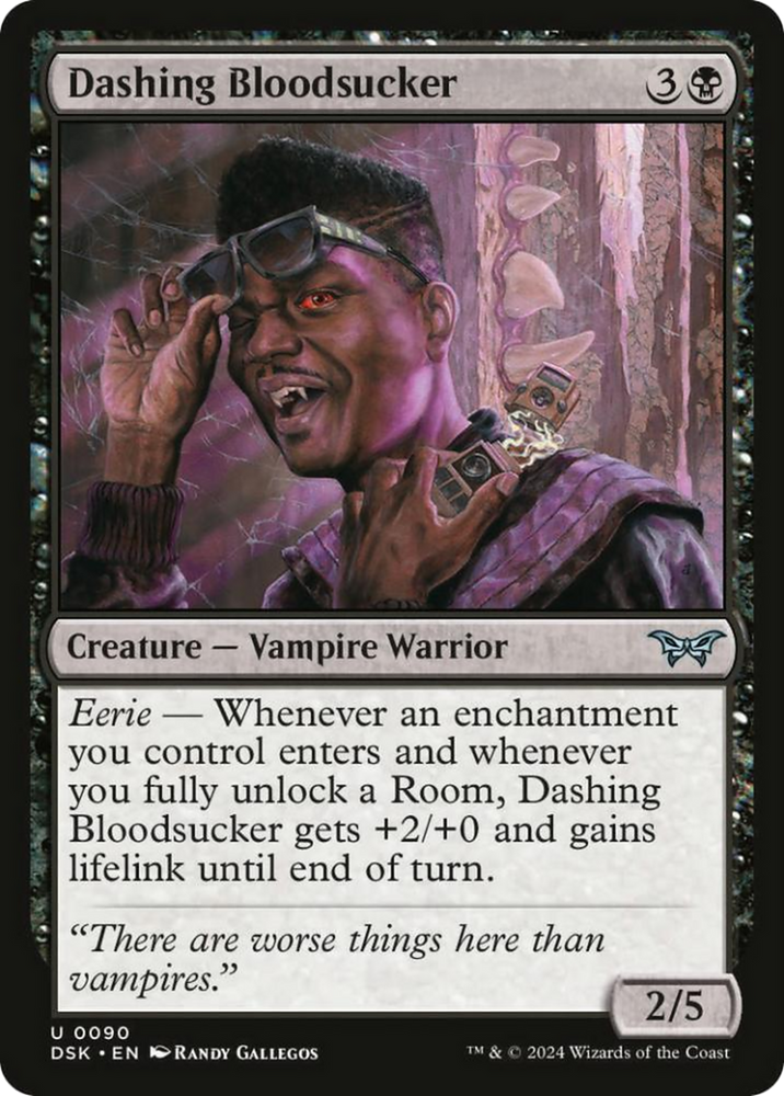 Dashing Bloodsucker [Duskmourn: House of Horror] Magic: The Gathering
