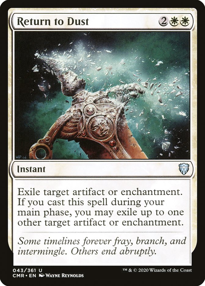 Return to Dust (43) [Commander Legends] Magic: The Gathering