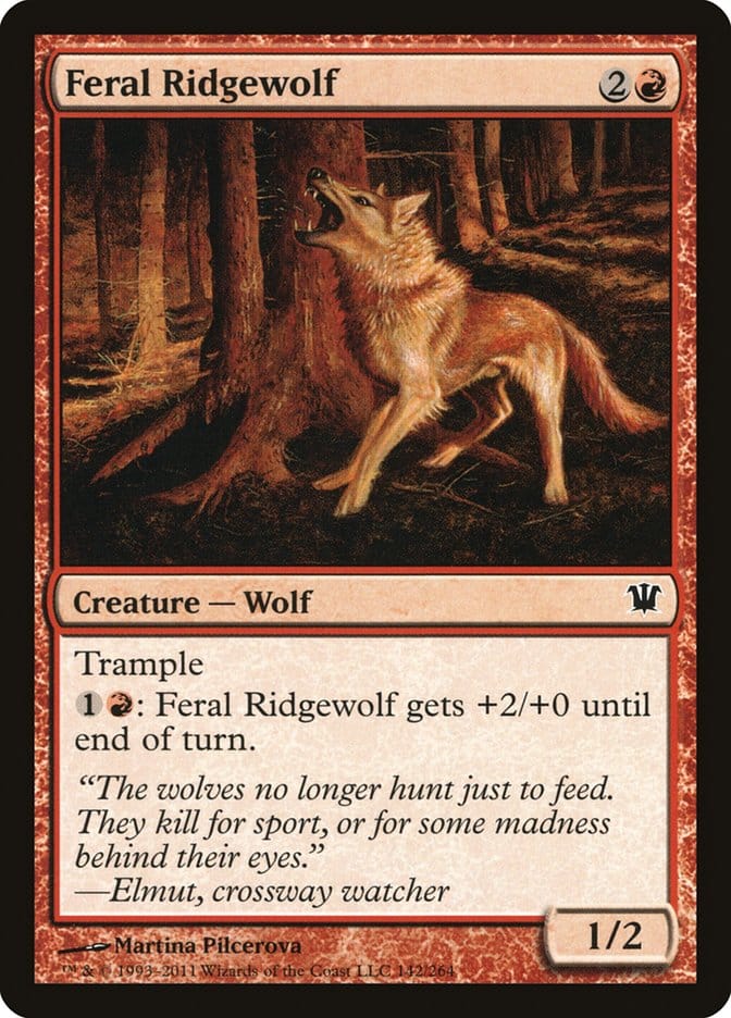 Feral Ridgewolf [Innistrad] Magic: The Gathering