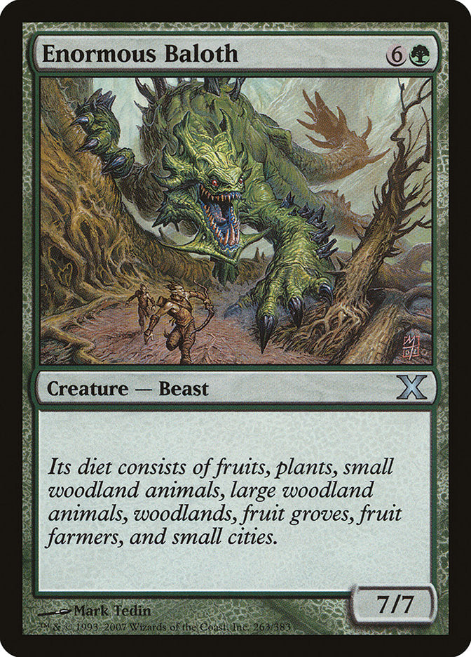 Enormous Baloth [Tenth Edition] Magic: The Gathering