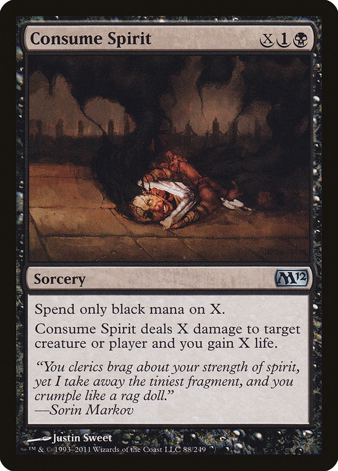 Consume Spirit [Magic 2012] Magic: The Gathering