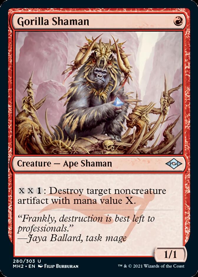 Gorilla Shaman (Foil Etched) [Modern Horizons 2] Magic: The Gathering