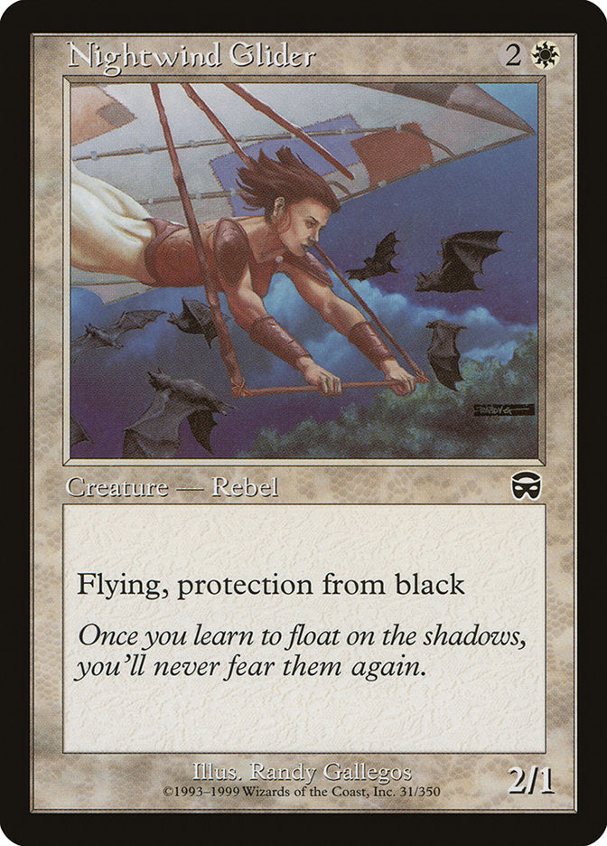 Nightwind Glider [Mercadian Masques] Magic: The Gathering