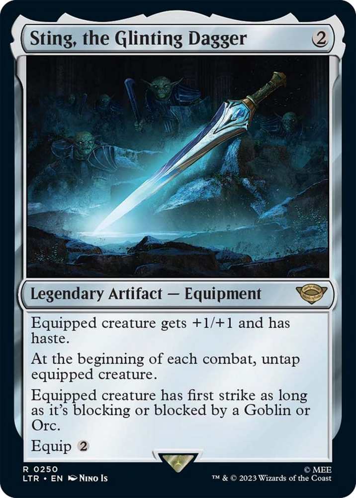 Sting, the Glinting Dagger [The Lord of the Rings: Tales of Middle-Earth] Magic: The Gathering