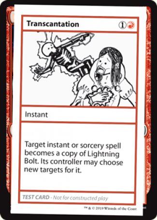 Transcantation (2021 Edition) [Mystery Booster Playtest Cards] Magic: The Gathering